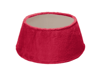 Boomrok | rood | kunstbont | 55cm