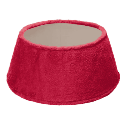 Boomrok | rood | kunstbont | 55cm