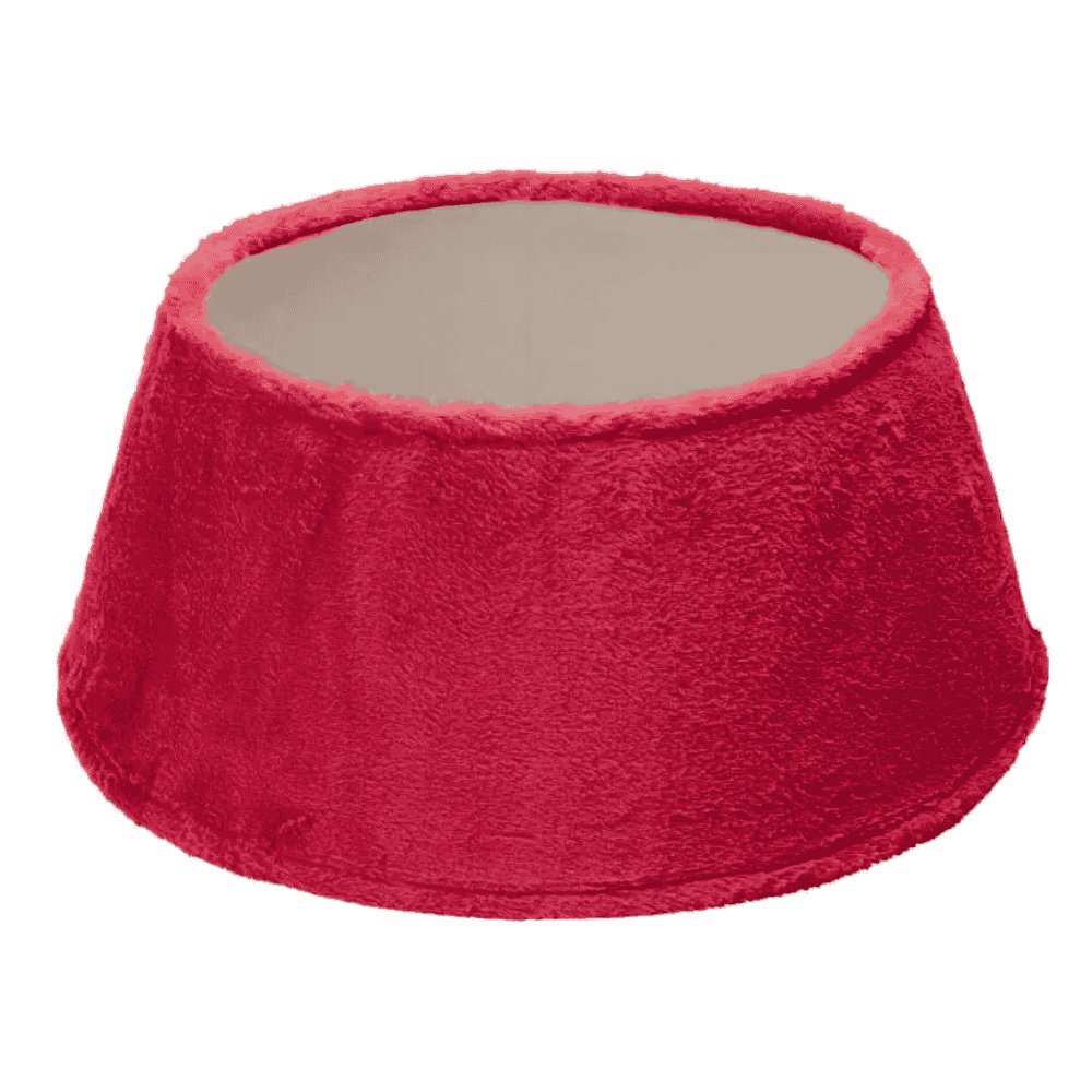 Boomrok | rood | kunstbont | 55cm