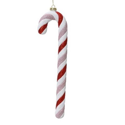 Zuurstok | plastic | rood/wit | 40cm