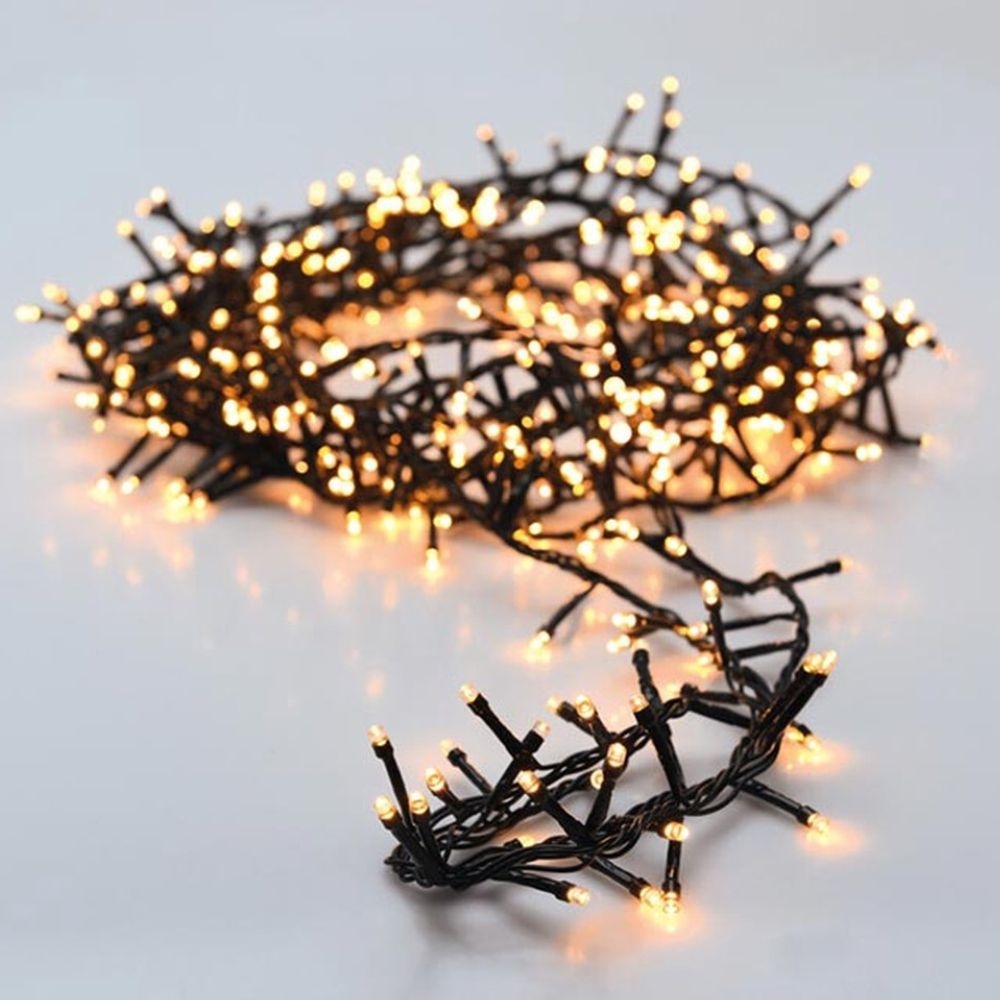 Kerstverlichting micro cluster | 1000 LED lampjes | timer functie | extra warm wit
