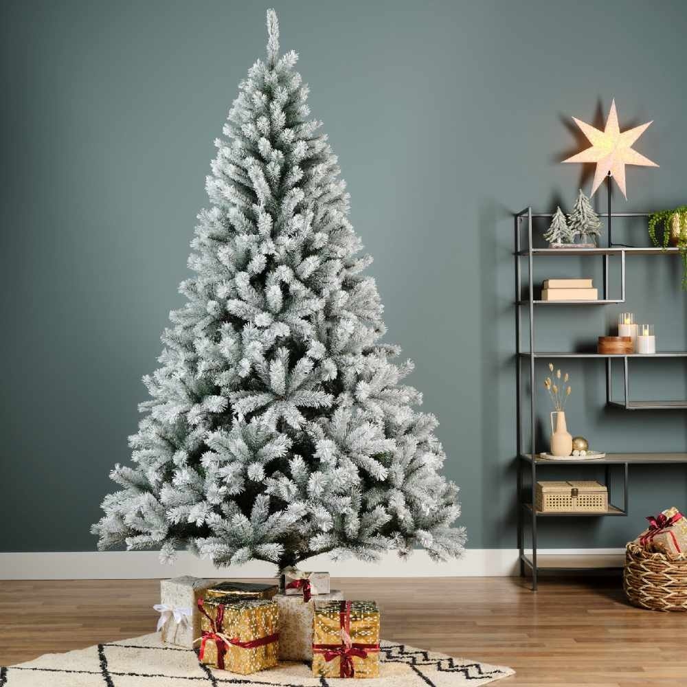 Canada Spruce kunstkerstboom 300xø175cm | groen met bevroren details