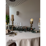 LED kaarsen set van 3 | wax | creme/warm wit met bewegend lampje | ø7,5x15/12,5/10cm