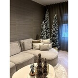 SET-VOORDEEL | Pencil Pine Snowy  family 180/210/240cm | smal | wit/met sneeuw