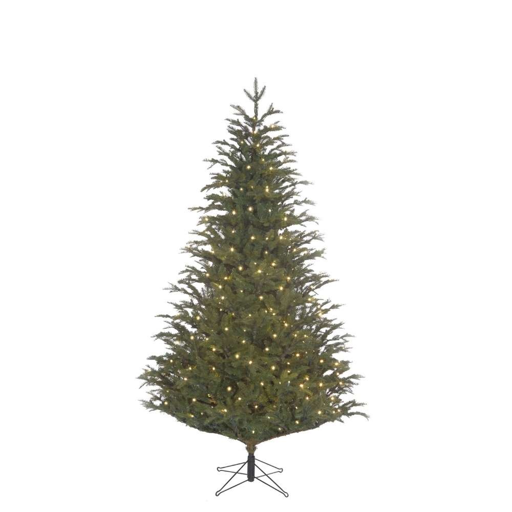 Frasier kunstkerstboom 215xø145cm | groen met 408 LED lampjes