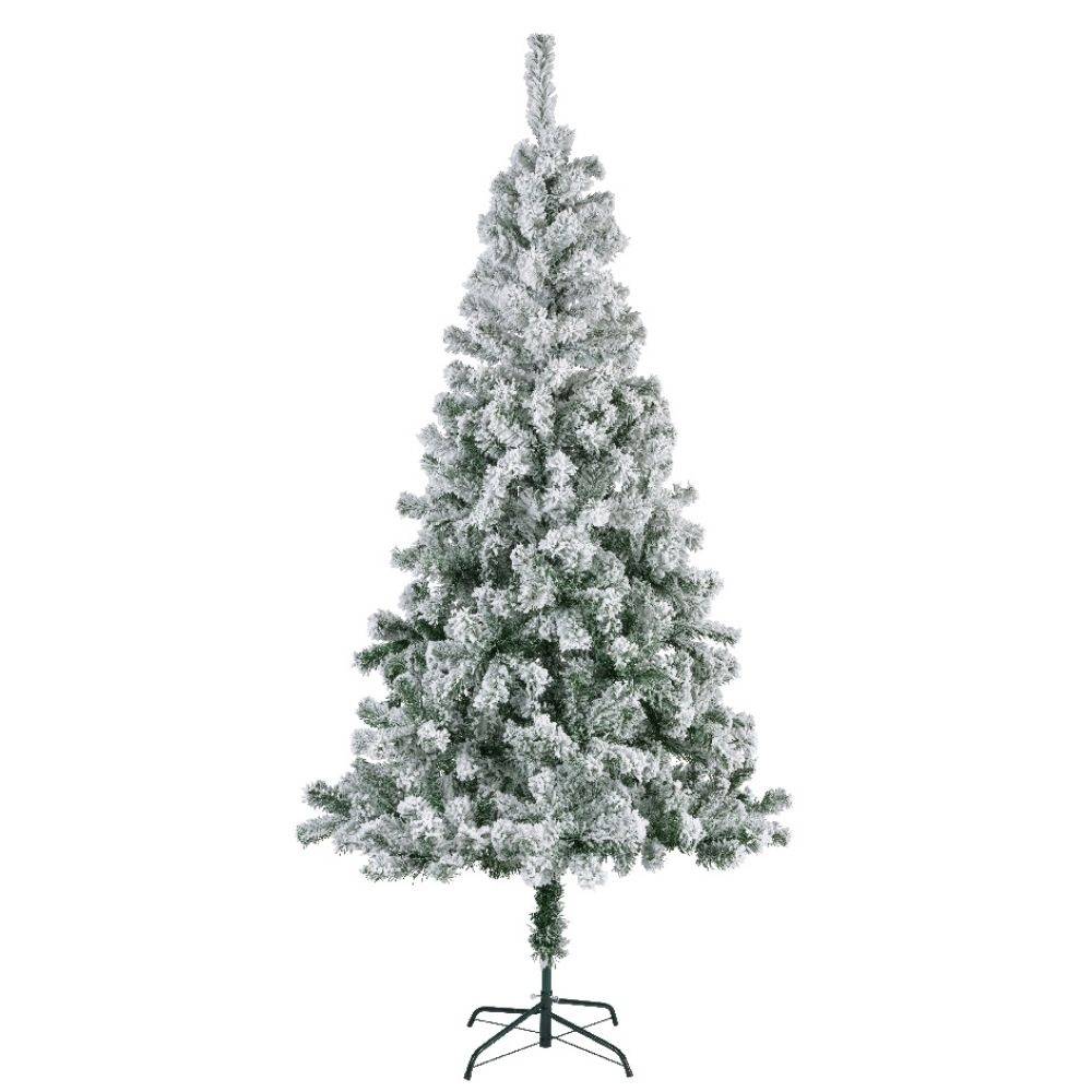 Allison Pine Snowy kunstkerstboom 210xø127cm | wit/met sneeuw