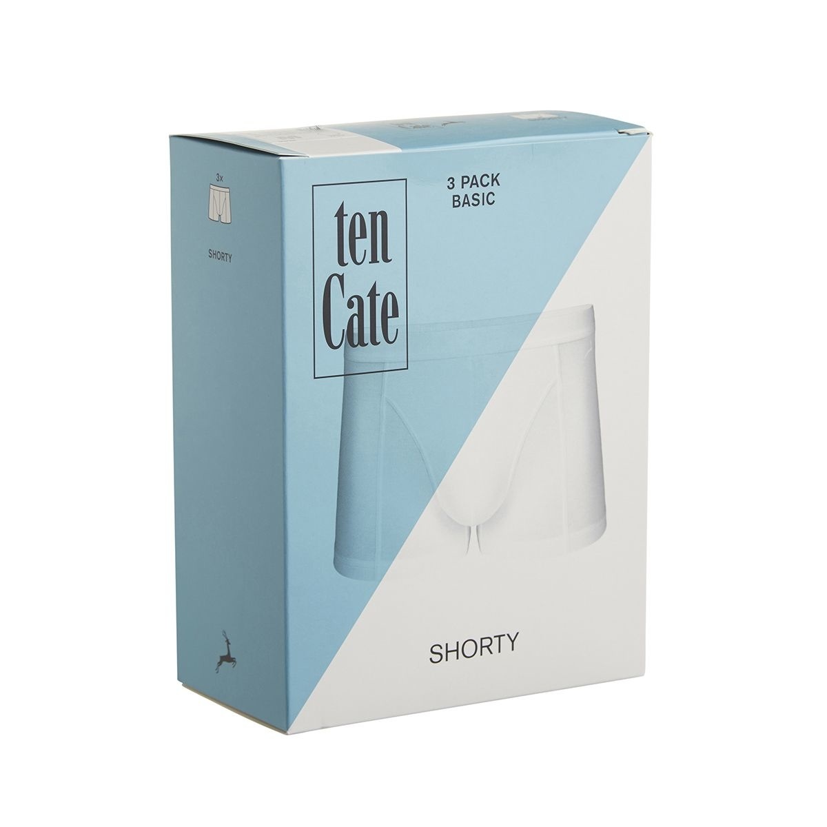 Ten Cate Heren Shorty - 3-pack - Zwart