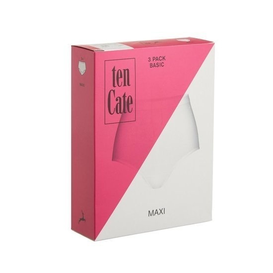 Ten Cate Dames Maxi slip 3-Pack - Zwart