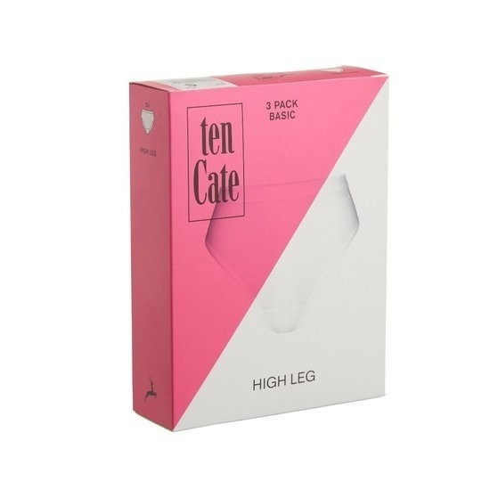 Ten Cate Dames Highleg slip 3-Pack - Wit