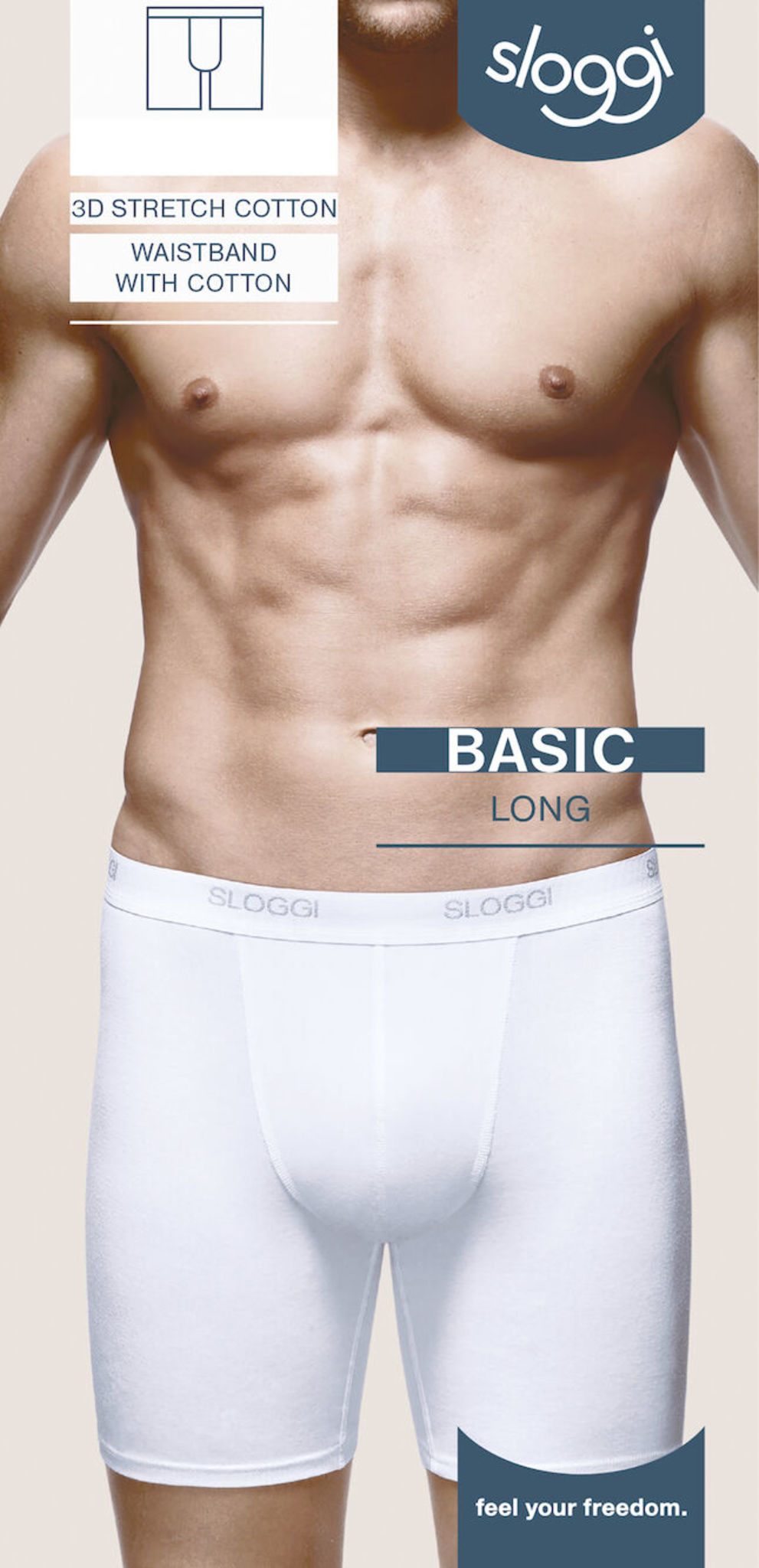 Sloggi Heren Basic Men Long Wit