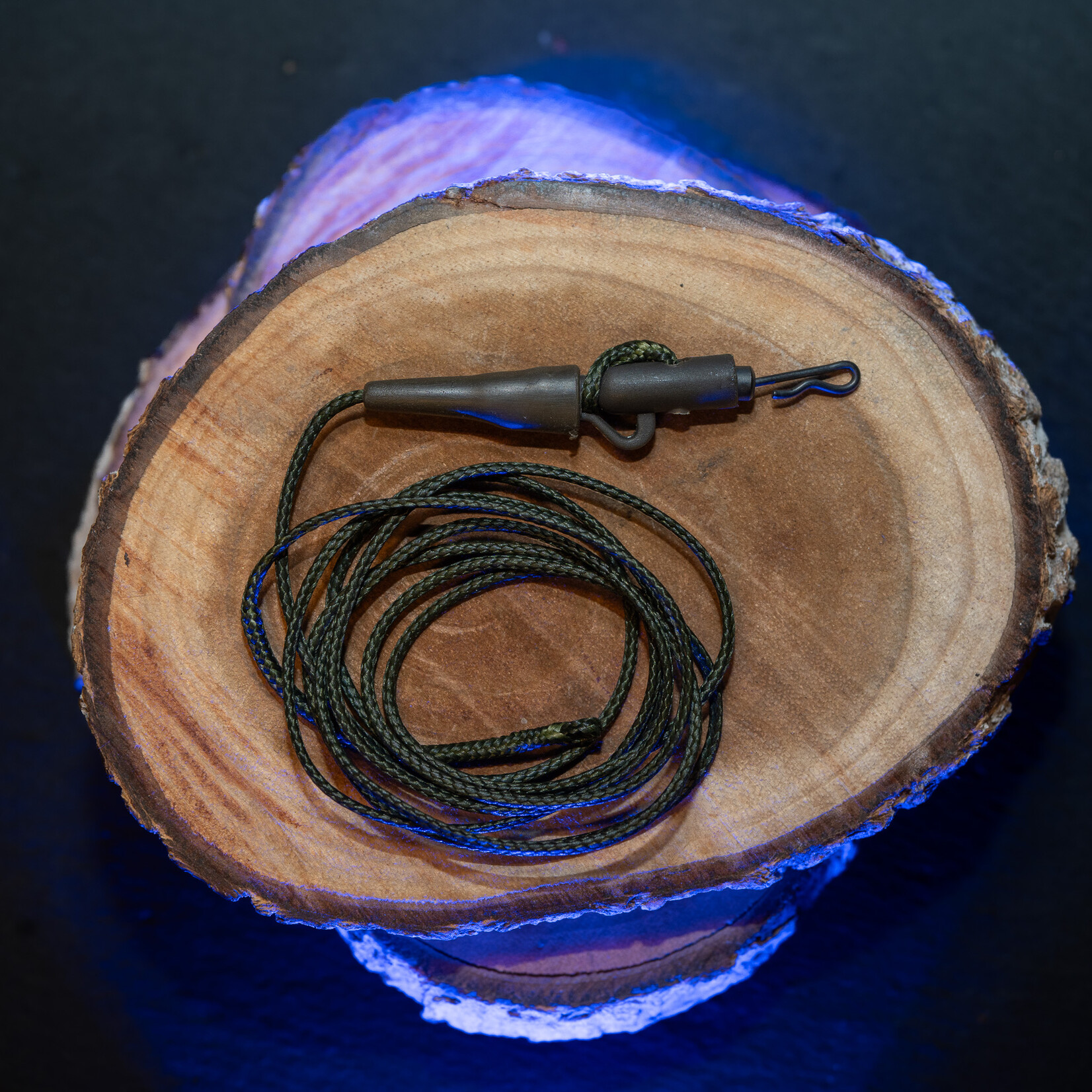 Baitsolutions Baitsolutions Flexi Leader 90cm Weed 1 pc - with Safety Clip