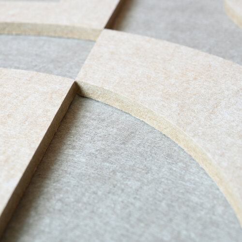 Wanddecoratie Felto Crop - Taupe&Sand