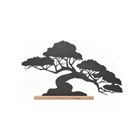 Woondecoratie - Bonsai boom - Zwart