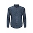 Chris Cayne Overhemd Chris Cayne blauw gebloemd