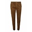 Luigi Morini Luigi Morini | Corduroy Broek met Elastische Band | Donker Beige