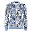 Micha Vest Micha blauwe print