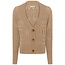 Micha Gebreid vest met v-hals Micha nougat