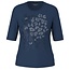 Barbara Lebek Shirt Lebek marine met print