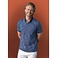 Meantime Poloshirt Meantime blauw / geel dessin