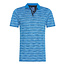 Redmond Poloshirt Redmond fel blauw gestreept