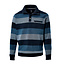 Chris Cayne Trui Chris Cayne petrol gestreept blauwtinten