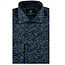 Chris Cayne Overhemd Chris Cayne donkerblauw / kaneel gebloemd