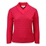Germaine Trui met kraag Germaine fuchsia