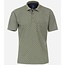 Redmond Redmond poloshirt khakigroen / blauw dessin