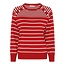 Micha Micha dames trui rood / beige