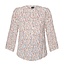 Brandtex Brandtex blouse off white gestippeld nissed