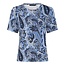 Micha Micha shirt blauw paisley print