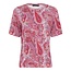 Micha Micha shirt roze paisley print