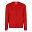 Micha Micha dames vest rood effen