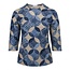 Germaine Germaine shirt indigo / beige