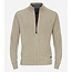 Redmond Redmond vest met rits beige | 100% katoen