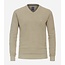 Redmond Redmond trui v-hals beige | 100% katoen