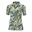 Sensia Sensia dames poloshirt wit / groen blad