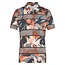 Barbara Lebek Barbara Lebek poloshirt taupe / oranje / marine