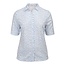 Erfo Erfo blouse azuurblauwe stip