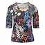 Germaine Germaine shirt blauwe bloem