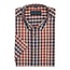 Henderson Henderson overhemd korte mouw blauw rood blok
