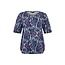 Sunday Sunday Blouson marine gebloemd