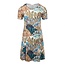 Germaine Germaine jurk blauw / beige