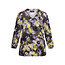 Signature Signature blouson paars / groen / grijs V hals