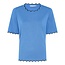 Micha Micha shirt azure blauw