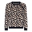 Micha Micha trui marine / beige panter