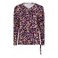 Micha Micha blouson aubergine / beige / marine
