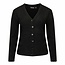 Marinello Marinello dames vest met knoop zwart