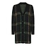 Micha Micha lang vest zwart / groen