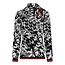 Micha Micha trui met col wit / zwart patroon